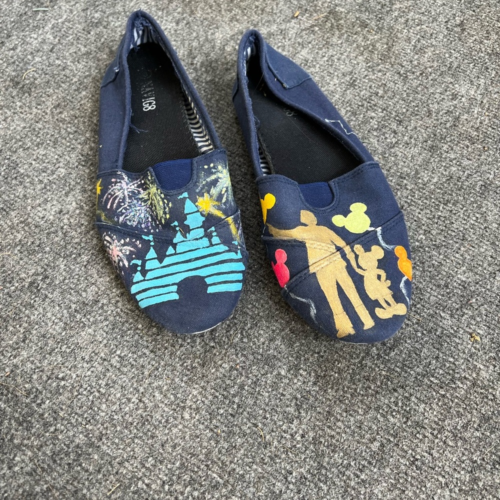 Custom Disney Canvas Shoes